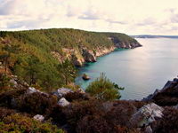 Bucht in der Bretagne